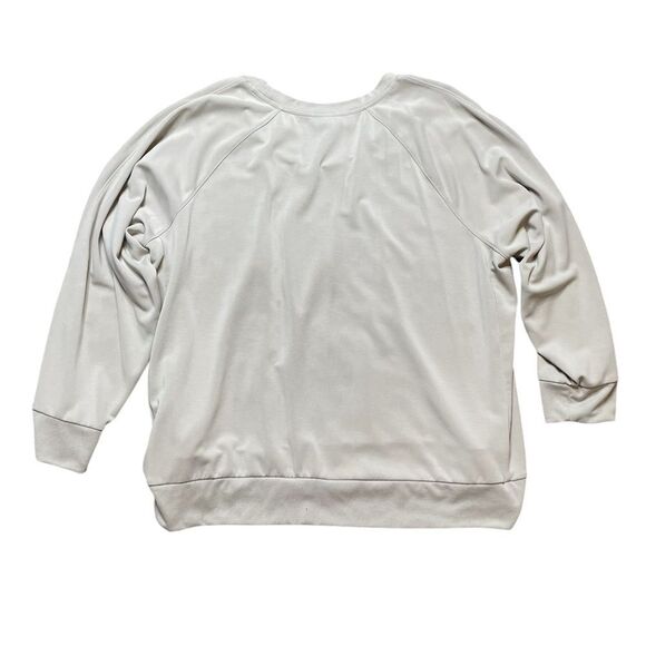 ATHLETA Seasoft Crewneck Abalone Grey Sweatshirt Size 3X - Picture 3 of 6